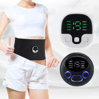 【ขายร้อน】 EMS เข็มขัดนวดเอวไฟฟ้าเครื่องกระตุ้นกล้ามเนื้อประคบร้อน Lumbar Traction ce Spine Corrector Body Belly Weight Loss