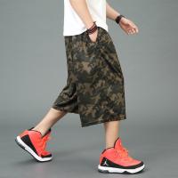 New Arrival Fashion Men Stretch Loose Running Shorts Summer Casual Elastic Waist Knee Length Print Plus Size XL 2XL 3XL 4XL