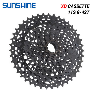 SUNSHINE XD จักรยาน Cassette สีดำsilve Mountain Bike Freewheel 1112ความเร็ว9-42T9-50T สำหรับ Sram XD Freehub 12 Speed Cassette