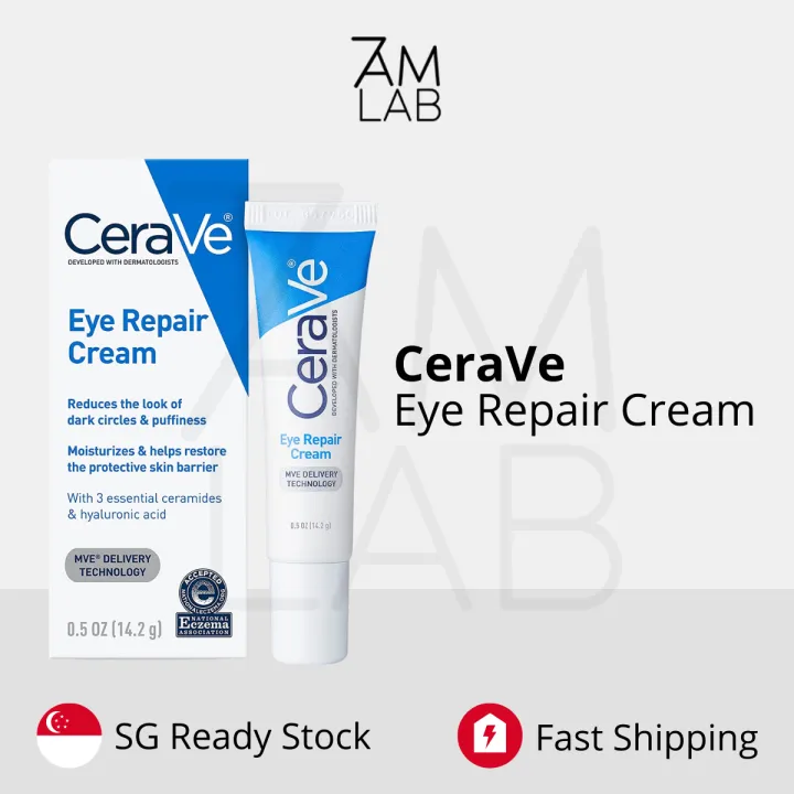 (SG STOCK) CeraVe Eye Repair Cream 14.2g For Eye Puffiness and Dark Circles