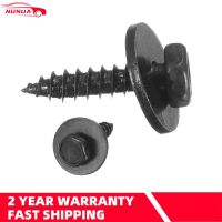 ‘；=【 Car Self Tapping Tapper Screws And Washer 4.8 X 19 Mm Black 8Mm Hex Head Self Tapping Tapper Screws For BMW Repair Screws