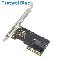 อะแดปเตอร์สำหรับ PCIe U.2 SFF-8643 PCI Express 3.0X4เพื่อ U2 SFF 8643การ์ดแปลงสัญญาณ SSD สำหรับเมนบอร์ดเดสก์ท็อปพีซีอะแดปเตอร์ FJK3825