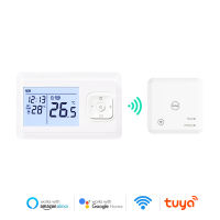 WiFi &amp; RF Smart Wireless Thermostat สำหรับหม้อต้มก๊าซเครื่องทำความร้อนในห้อง Smart Remote Temperature Controller ทำงานร่วมกับ Home Alexa