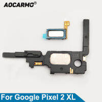 Aocarmo ด้านบนหูลำโพงหูฟังและด้านล่างลำโพง Buzzer Ringer F LEX สายเคเบิ้ลสำหรับ Pixel 2 XL ส่วนทดแทน