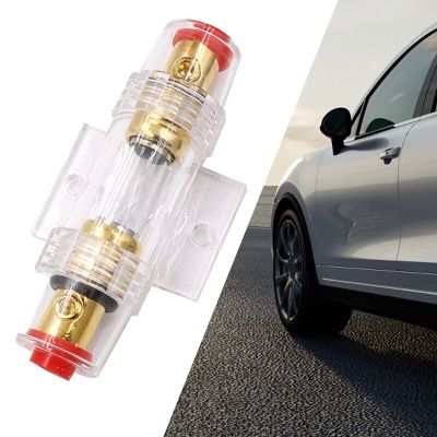 1PCS Fuse Holder Block For Car Vehicle Subwoofer Audio In Line AMP Amplifier Cable Gauge Gold Plated Fuses Accessories