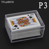 Polystyrene Transparent Playing CARDS plastic box PS Storage Collections Container  Case(only sale box not have Playing CARDS)