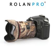 เคสป้องกันเสื้อกันหนาวลายทหารเลนส์ ROLANPRO ซองสำหรับแคนน่อนกันฝน EF 24-70มม. เลนส์ Canon EF 70-200mm F2.8L IS II USM F2.8L เคสโทรศัพท์กันกระแทก