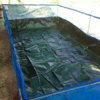 กระชังบกขนาด3x4x1. 2mผ้าHDPE-กันUV