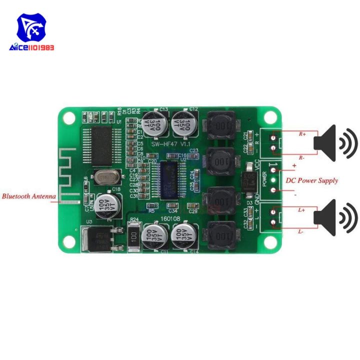 yf-tpa3110-2x15w-bluetooth-audio-amplifier-board-channel-amp-module-for-4-6-8-10-ohm-10-25v