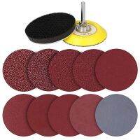 3 Inch 200 pcs Sanding Discs Pad Kit Hook and Loop Sandpaper Discs with 1/4 Backer Plate Shank and Soft Foam Buffering Pad Power Sanders