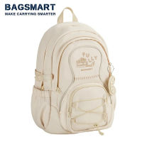 BAGSMART น่ารักสาวกระเป๋านักเรียนเด็กประถมกระเป๋าเป้สะพายหลังกระเป๋าเด็กกระเป๋าหนังสือเจ้าหญิงกระเป๋านักเรียนกันน้ำ