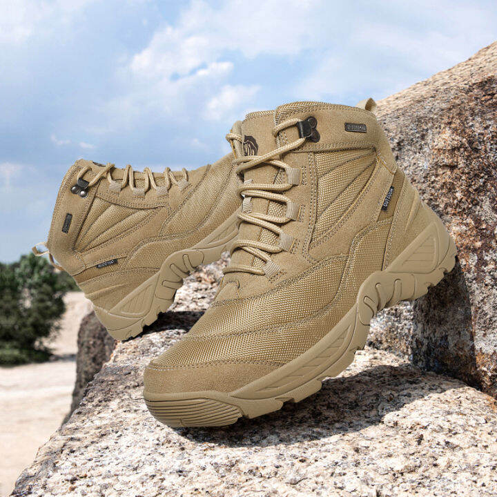 Outdoor Midcut Tactical Military Boots Lightweight Combat Boots Non