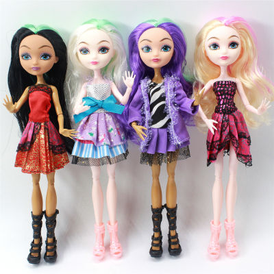 4 pcsSet Dolls Ever After Doll Fashion Monster Doll High Quality Moving joint For BJD dolls reborn baby toys gift for girl