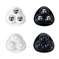 4X Mute Ball Universal Wheel Black White Silent Handy Installation Rustproof Stainless Steel Load-bearing Home Supplies Furniture Protectors Replaceme