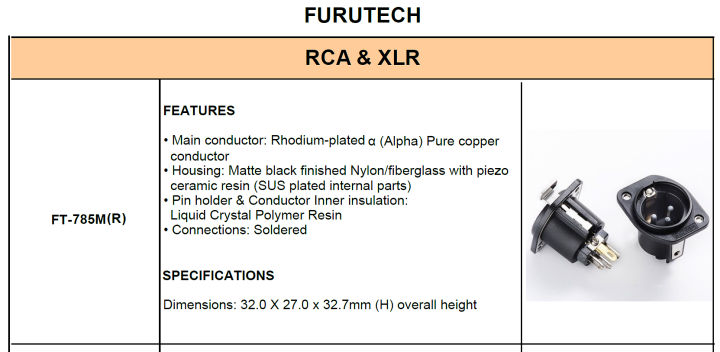 ของแท้จากตัวแทน-furutech-ft-785m-r-solder-xlr-male-socket-audio-grade-made-in-japan-ร้าน-all-cable