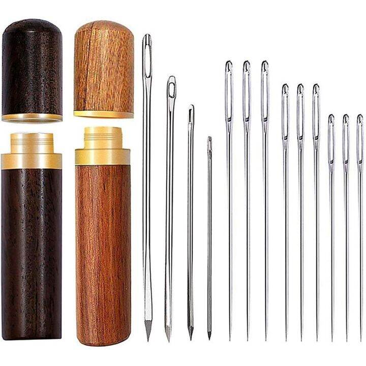 【Ready stock】 12Pcs/Set Crafts DIY Stainless Steel Clothes Hand Sewing