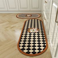 【CC】✟□∏  Room Strip Bedside Rug Anti-slip Entrance Doormat Hallway Floor Mats