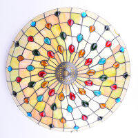 Tiffany Mediterranean style pea natural shell ceiling lights lustres night light led lamp floor bar home lighting