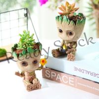 【hot sale】 ♤♣♛ B09 Creative Guardians of the Galaxy Groot Flower Pot Figure Cartoon Anime Ornament Miniature Model Children Birthday Gifts