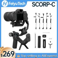 Feiyutech 2022 NEW Feiyu SCORP-C 3-Axis Handheld Gimbal Stabilizer Handle Grip For DSLR Camera Sony/Canon With Pole Tripod