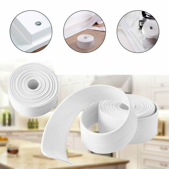 Caulk Strip Bathroom Kitchen Sink Sealing Tape Wall Stickers Adhesive ...