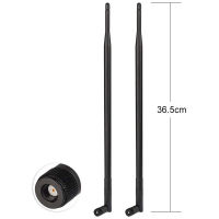 [COD]【 Ready Stock &amp; cod】wifi ANTENNA 2.4G เสาอากาศ12DBi Tilt-and-swivel RP SMA Wi Fi เสาอากาศ2ชิ้นสำหรับการ์ด WIFI WIFI PCI CARD Router