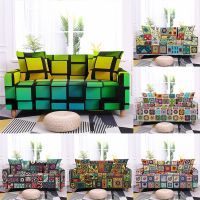 Plaid Pattern Sofa Cover 1/2/3/4 Seaters For Living Room Sectional Corner Sofa Armchair L Shape Sofa Elastic Stretch Couch Cover