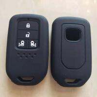 ปลอกใส่กุญแจรถกุญแจรถอัจฉริยะสำหรับ Honda Stepwgn Odyssey Freed Elysion Mpv 4/5 Button ที่วางโทรศัพท์ในรถยนต์แบบซิลิโคน