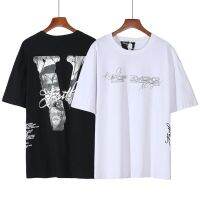 ☾◙ Vle เสื้อยืดลําลองแฟชั่นสําหรับผู้ชายผู้หญิงแขนสั้น