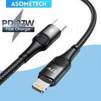 27W USB C To Lighting Cable For IPhone 14 13 12 11 Pro Max XS 8 7 Plus PD Fast Charging Cable Type C Data Wire For iPad Macbook