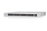 UBiQUiTi UniFi Switch 48-500W (US-48-500W) - 48-Port 1000 Mbps L2 + 2 SFP + 2 SFP Plus 10G (500W 802.3af/at + 24 VDC Passive) Managed PoE+ Gigabit Switch with SFP, Rackmount