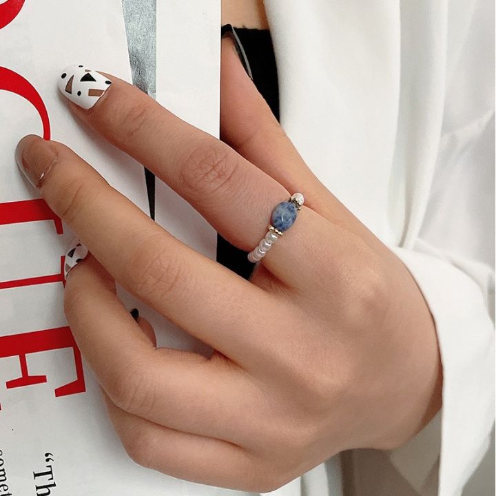 pearl-beaded-ring-accessories-korea-temperament-simple-retro