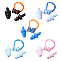 3PCS Unisex Nose clip Earplugs Waterproof Swimming Nose Clip Soft Silicone Ear plugs Set Surf Diving Swimming Accessories