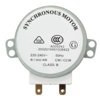 มอเตอร์ซิงโครนัส Ac 220V-240V 4Rpm 4W สำหรับเครื่องเป่าลมถาดไมโครเวฟ Tyj50 8a 7รอบต่อนาที