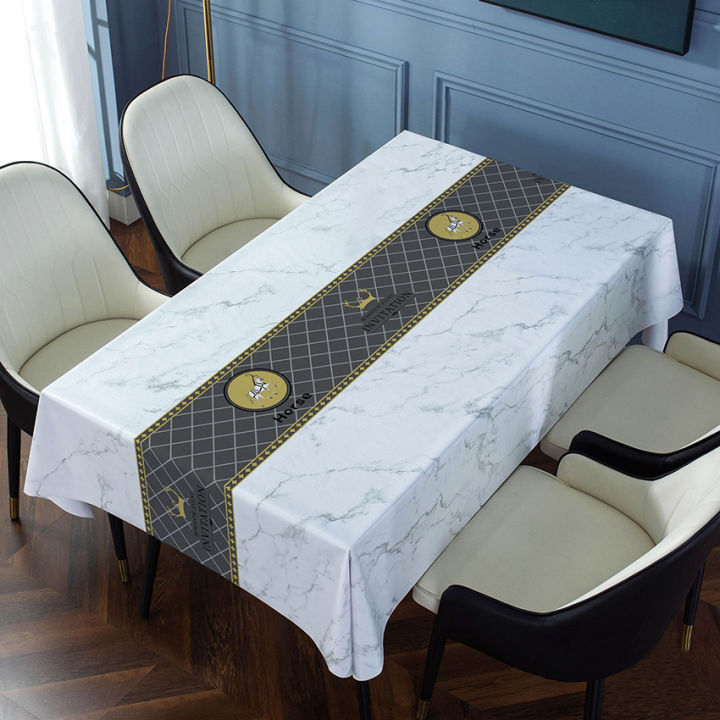 สไตล์นอร์ดิกหรูหราผ้าปูโต๊ะสไตล์โมเดิร์นผ้าปูโต๊ะร้านอาหารผ้าปูโต๊ะบ้านกันน้ำและกันน้ำมัน