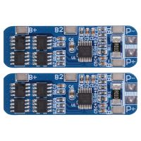 2X 3S 10A 12V Lithium Battery Charger Protection Board Module for 3Pcs 18650 Li-Ion Battery Cell Charging BMS