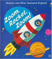 Zoom rocket zoom rocket fast flying vehicles popular science picture books English original imported books childrens English picture books
