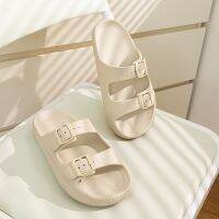 [Flying shoes]รองเท้าแตะคุณภาพสูงสำหรับผู้หญิง,โคมไฟบรรเทาสายตาลำลองพื้นนุ่มกันลื่นรองเท้าแตะกลางแจ้งแบนสีสันสดใสมีสไลเดอร์39; S