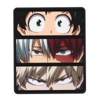 MHA Deku Todoroki And Bakugo Eye Gamer Computer Mouse Pad Soft Mousepad Anti-Slip Rubber Anime My Hero Academia Mouse Mat Pads