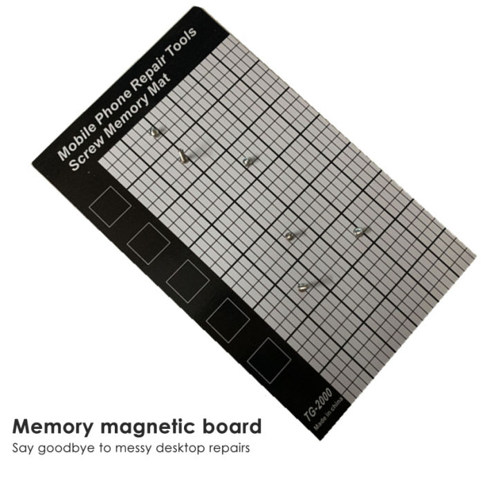 5.7 Magnetic Screw Mat Phone Repair Screws Storage mat Memory Chart  Working Pad