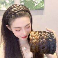 Sanhe Twist วิกผม Headbands สำหรับผู้หญิงกว้าง Fishbone Braids Hairbands Handmade Head Hoop ผมจัดแต่งทรงผม Headwear อุปกรณ์เสริม