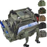 75 Discounts Hot! Fishing Tackle Bag Pack Waist Shoulder Waterproof Box Reel Lure Gear Storage