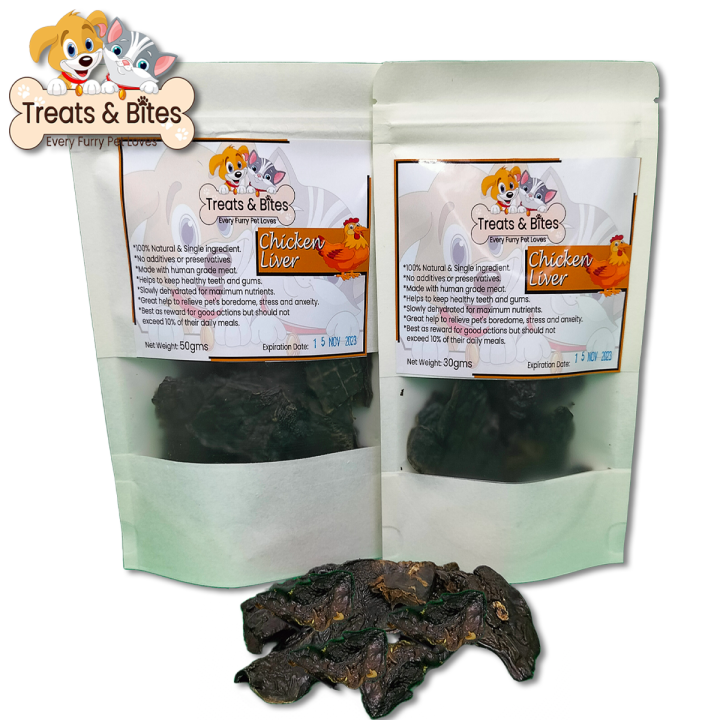 All Natural Dehydrated Chicken Liver Healthy Treats for Dogs and Cats