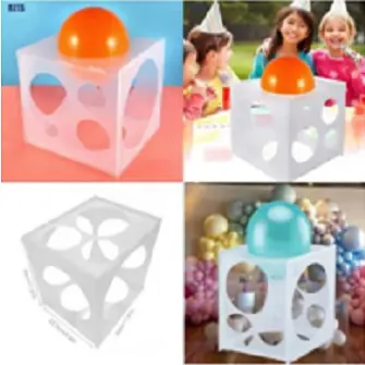 30cm Wood Balloon Sizer Cube Box Balloons Measuring box For