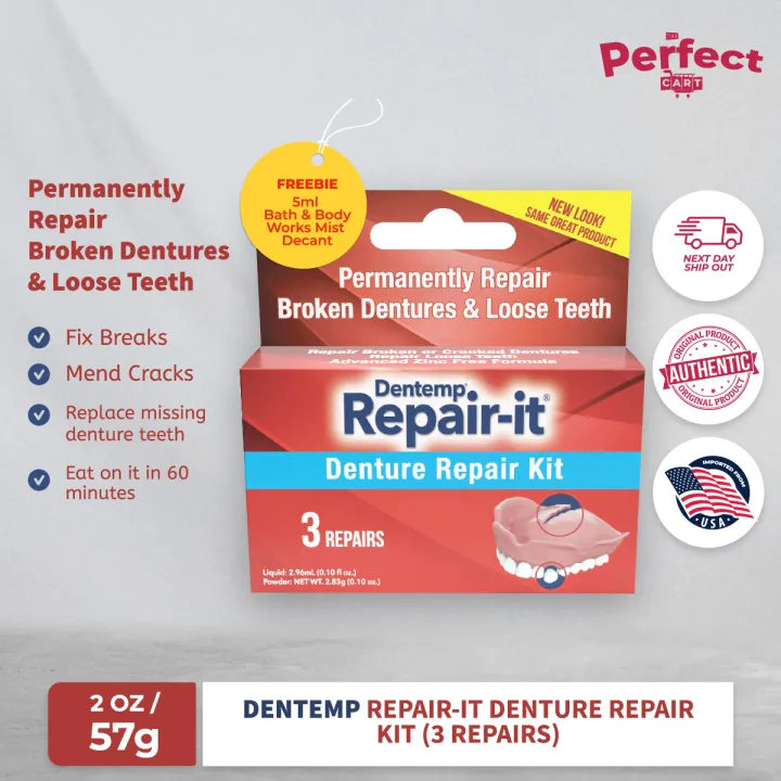 Dentemp Relineit Denture Reliner 2 Relines 6.51ml Lazada PH