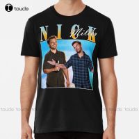 New Nick Miller Nick Miller Jake Johnson New Homage Tee Premium T-Shirt Couple Shirts Cotton Tee Shirts S-5Xl