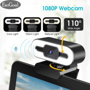 EsoGoal Webcam HD 1080P Camera Web Lấy Nét Camera Màn Hình Rộng Webcam Máy