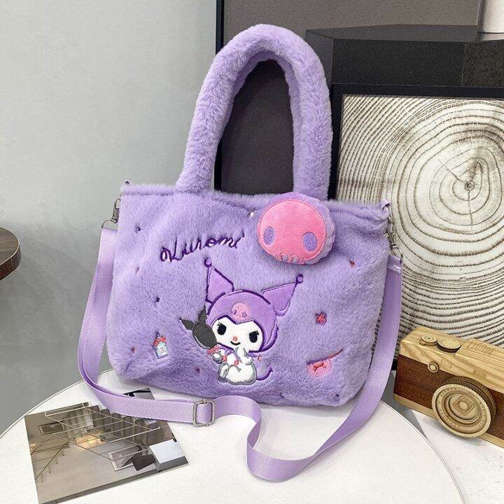 sanrio-tote-bag-hello-kitty-plush-bags-kuromi-backpack-cinnamoroll-messeng-kawaii-plushie-anime-shoulder-women-handbag-gift-girl