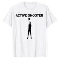 ใหม่อินเทรนด์เสื้อยืดผู้ชายที่ใช้งาน Shooter บาสเกตบอลคนรักผู้ชายเสื้อยืดอารมณ์ขันเสียดสีกราฟฟิค Tee