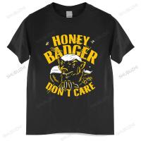 Shirt Mens Male Teeshirt Neu Honey Badger Dont Care Mens Black Logo Tshirt Tshirt Teenagers Cool 100% cotton T-shirt